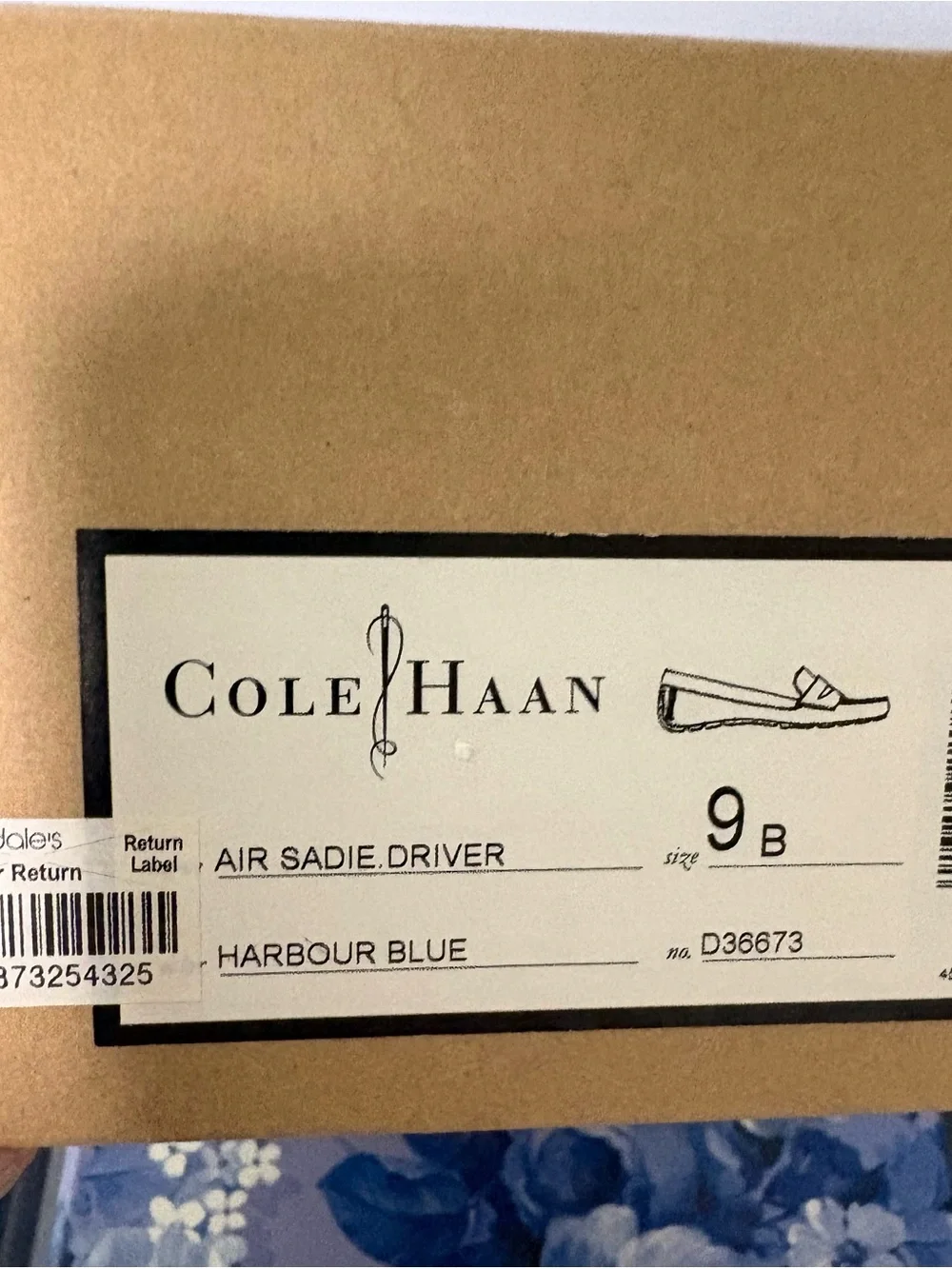 Cole Haan Teal Blue Leather Penny Loafers with Yellow Insole